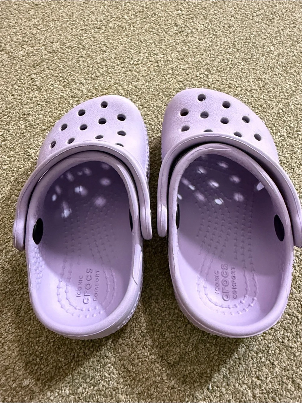 CROCS Kids Classic Clog in Lavender Purple Sz C6